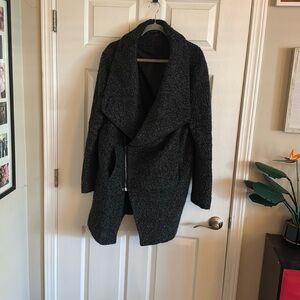H&M cardigan style pea coat size medium